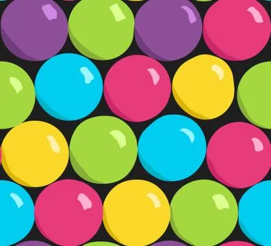 Seamless repeating pattern of sweets 库存插图