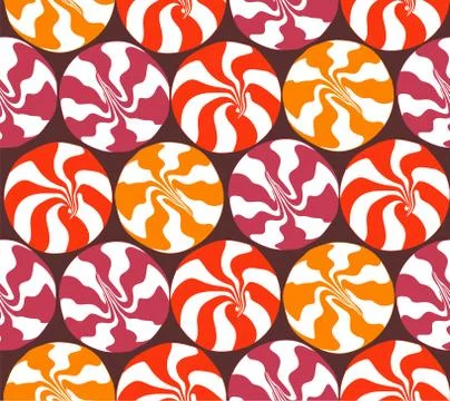 Seamless repeating pattern of sweets Stock Illustration