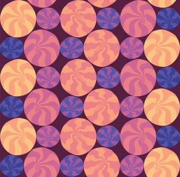 Seamless repeating pattern of sweets Stock Illustration