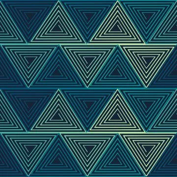 Seamless repeating pattern of triangle spirals Stock Illustration