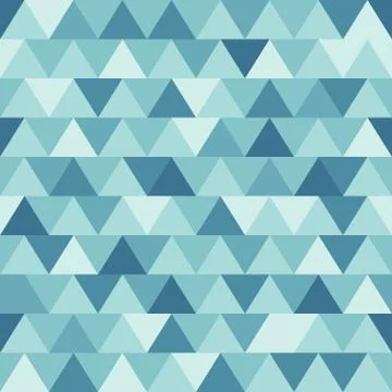 Seamless repeating pattern of triangles Stock Illustration
