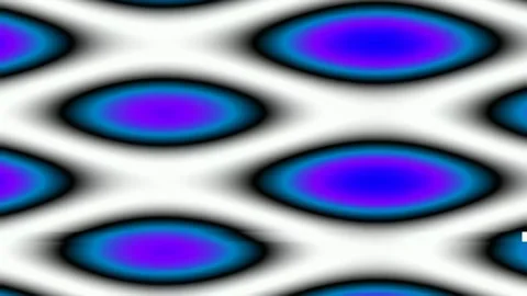 Seamless repeating pattern of vibrant abstract blue and orange shapes Stock Footage 342160505