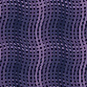 Seamless repeating pattern of wavy lines Stock Illustration