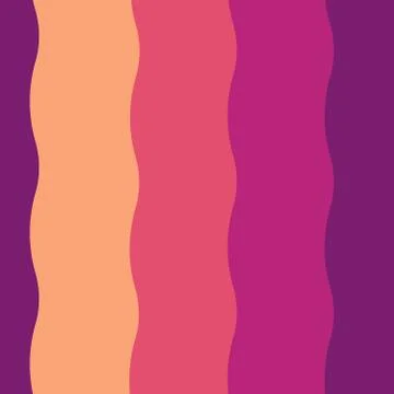 Seamless repeating pattern of wavy stripes Stock Illustration