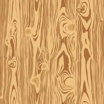 Seamless repeating pattern of wood Stock Illustration