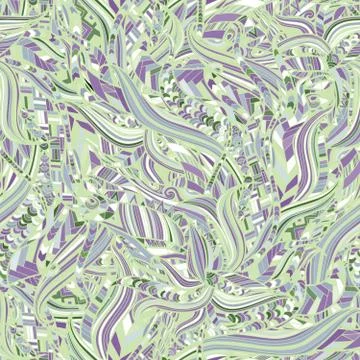 Seamless repeating pattern in the Zen style Stock Illustration