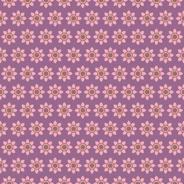 Seamless repeating spring floral pattern. Stock Illustration