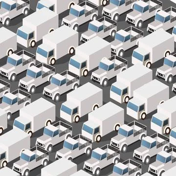 Seamless repeating urban pattern Isometric area of the city 스톡 일러스트
