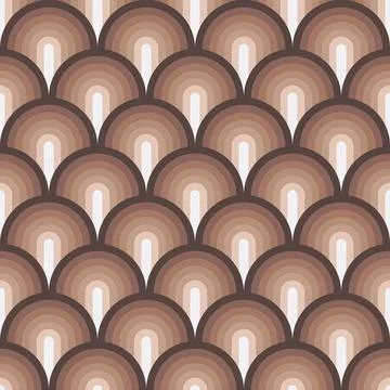 Seamless repeating vector pattern, brown colors. Stock Illustration
