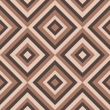 Seamless repeating vector pattern, brown colors. Stock Illustration