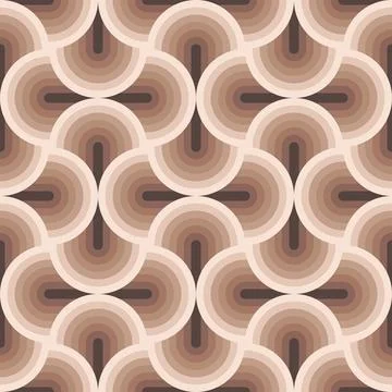 Seamless repeating vector pattern, brown colors. Stock Illustration