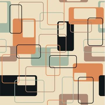 Seamless retro background Stock Illustration