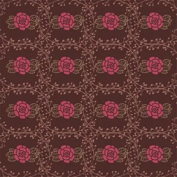 Seamless retro background Stock Illustration