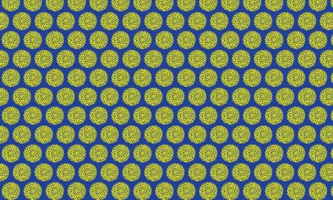Seamless retro circle pattern with abstract geometric design in vintage style Stockillustratie
