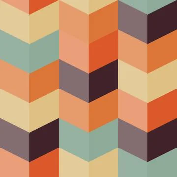 Seamless Retro Design Stock Illustration