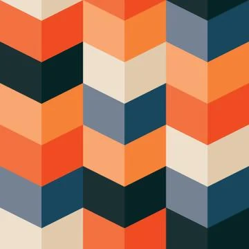 Seamless Retro Design Stock Illustration