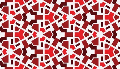 Seamless retro flat on a light background. Positive emotions. Stock Illustration