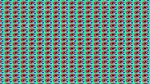 Seamless Retro Geometric Pattern Background | Vibrant Pop Art Wallpaper Textu Stock Footage 336540319