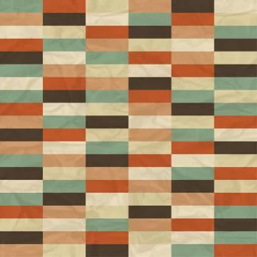 Seamless retro geometric pattern 库存插图