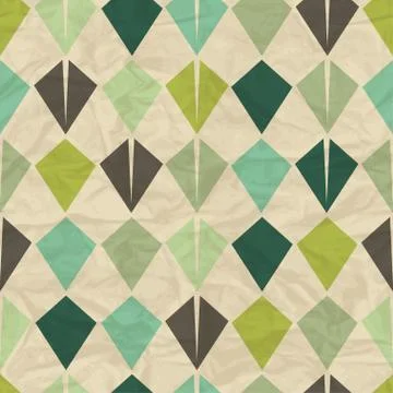 Seamless retro geometric pattern. イラスト素材