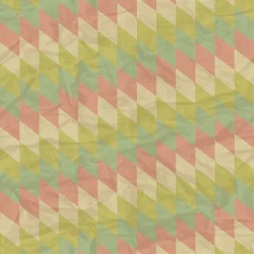 Seamless retro geometric pattern. Stock Illustration