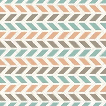 Seamless retro geometric pattern. Stock Illustration