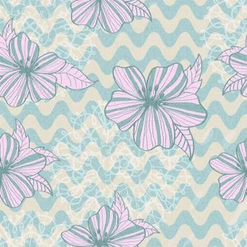 Seamless retro pattern Stock Illustration