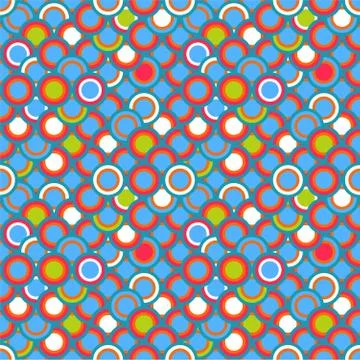 Seamless retro pattern Illustrazione stock