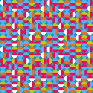Seamless retro pattern Stock Illustration