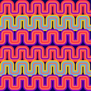 Seamless retro pattern Stock Illustration