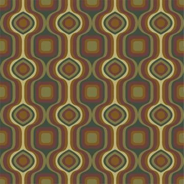 Seamless retro pattern Stock Illustration