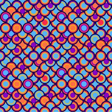 Seamless retro pattern Stock Illustration