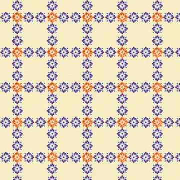 Seamless retro patterns Stock Illustration