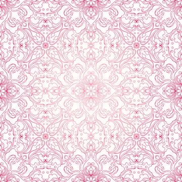 Seamless retro pink pattern Stock Illustration