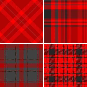 Seamless retro plaid pattern in vector format. Timeless tartan background sui Illustrazione stock