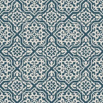 Seamless retro worn out background Islam cross ryoal kaleidoscope Illustrazione stock