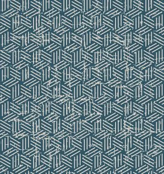 Seamless retro worn out background 3D line box pattern Stock Illustration
