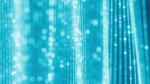 Seamless reversible loop with wave of blinking dots flying through space.  Stock Footage 271070250