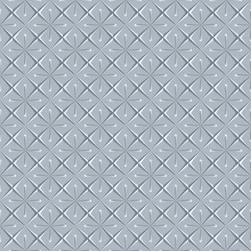 Seamless rhombus background - gray tile design Stock Illustration