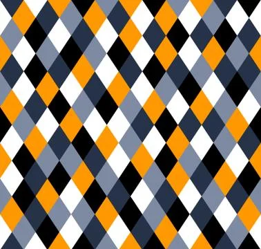 Seamless rhombus pattern Stock Illustration