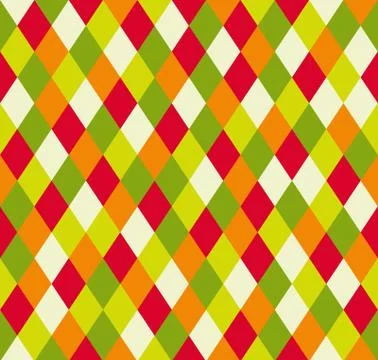 Seamless rhombus pattern Stock Illustration