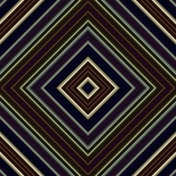 Seamless rhombus pattern. Pattern of colored lines Stock Illustration
