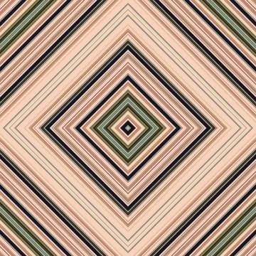 Seamless rhombus pattern. Pattern of colored lines Stock Photos