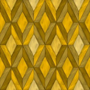 Seamless rhombus pattern with yellow and brown colors Stock-Illustration