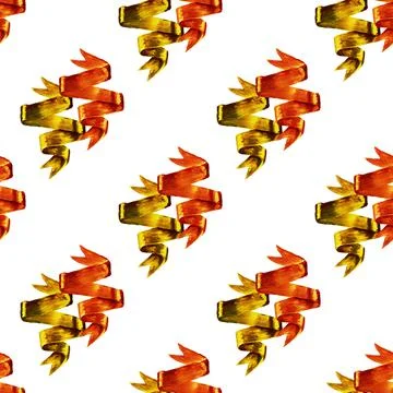 Seamless ribbons pattern Stock Illustration