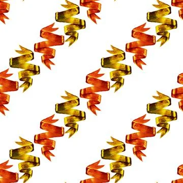 Seamless ribbons pattern Stock Illustration