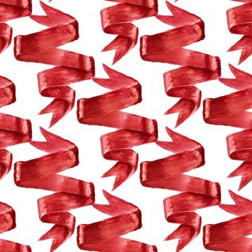 Seamless ribbons pattern Stock Illustration