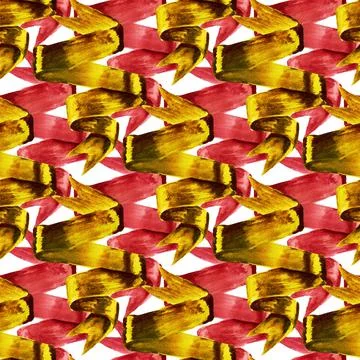 Seamless ribbons pattern Stock Illustration