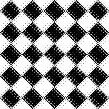 Seamless ring pattern background - abstract vector graphic design Stock Illustration