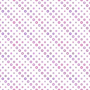 Seamless ring pattern background - abstract colorful vector design Stock Illustration